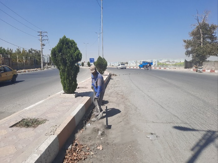 پاکسازی معابر سطح روستا