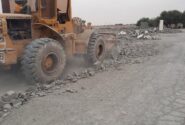 پاکسازی نخاله ای داخل روستا