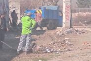 پاکسازی معابر و خیابانهای خارج از بافت روستا